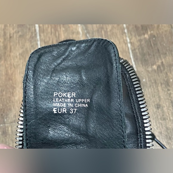 Ash Poker Black Heeled Moto Boots - Size 37 - Approx US 7 - Picture 7 of 7